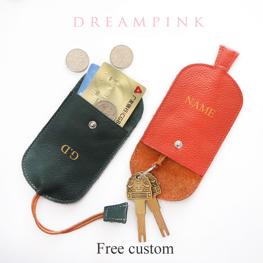 Monogram Keychain Leather - Ücretsiz Monogram inek derisi anahtar cüzdan