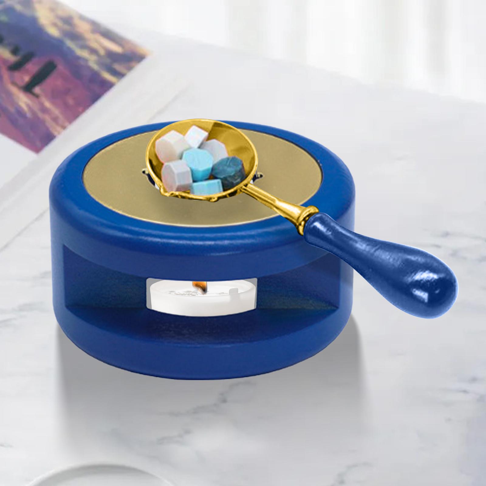 Wax Seal Letter Kit - Bakır Ahşap Mum Eritme Fırını Seti,