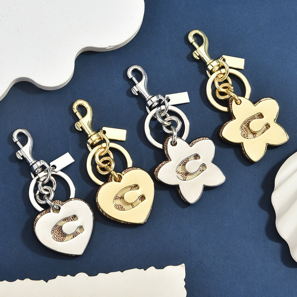 Monogram Keychain Leather - İlk Harfli C Monogram Çanta Süsü