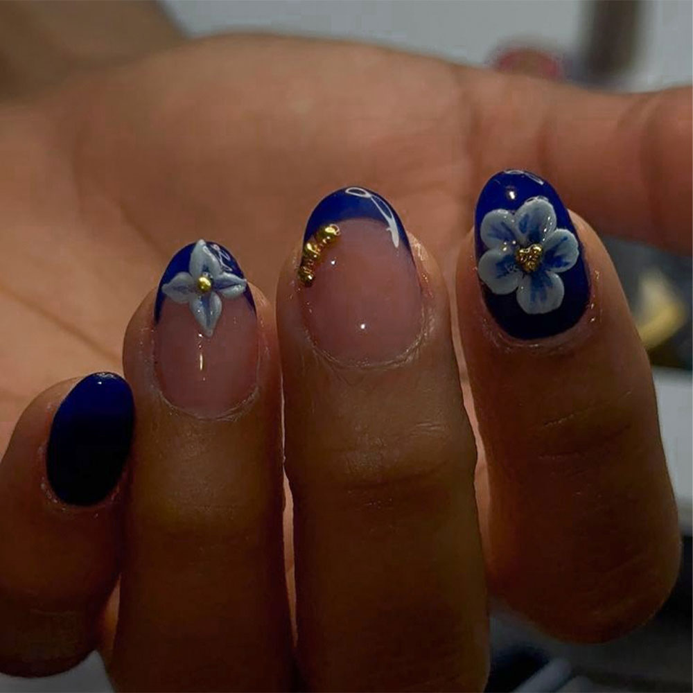 Pressed Flower Art - 24 adet Kısa Oval 3D Jel