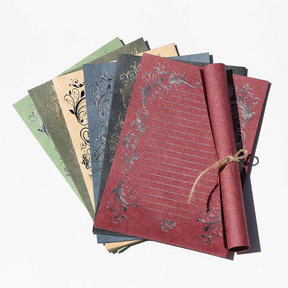Wax Seal Letter Kit - 4 yaprak lüks zarif Vintage Retro