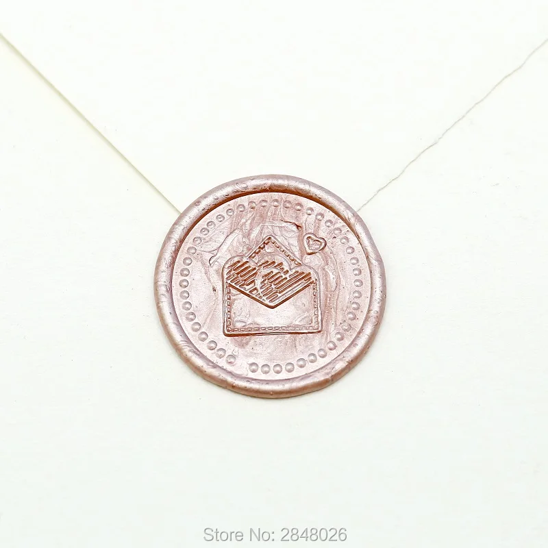 Wax Seal Letter Kit - Aşk mektubu Mum Mühür Damgası, Zarflar