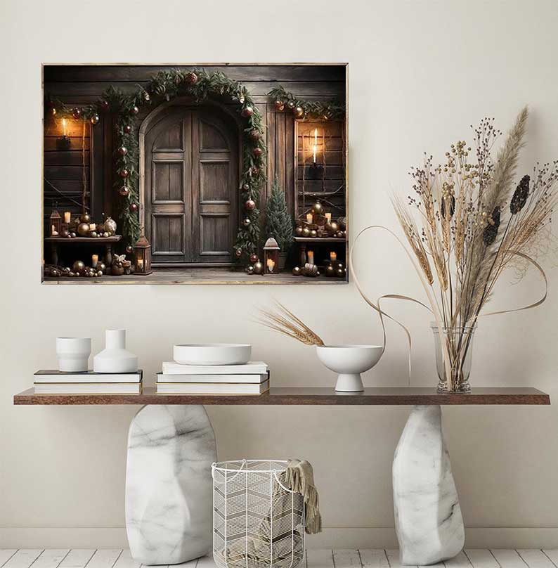 1 adet çerçevesiz Büyük Noel P - Family Tree Print incelemesi ve fiyatı