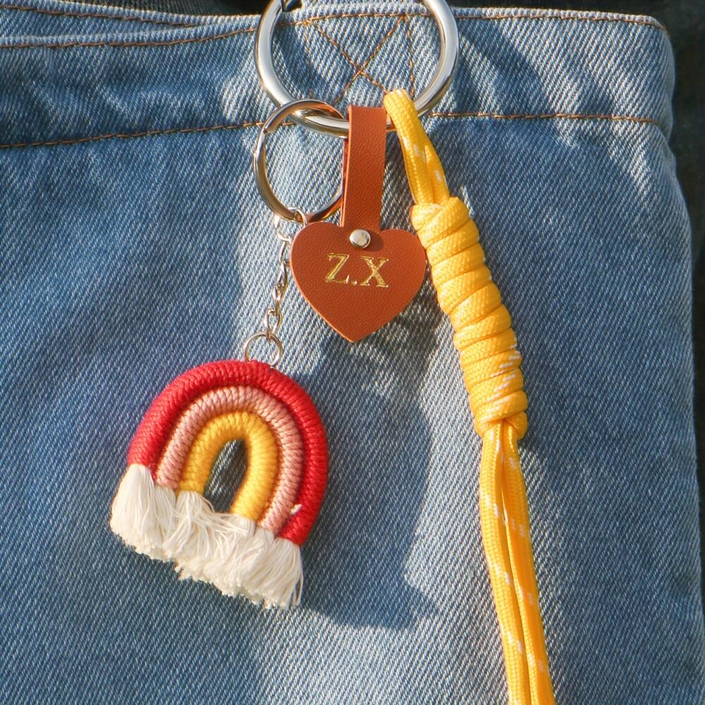 Kişiye Özel Baş Harfli Kalp De - Monogram Keychain Leather incelemesi ve fiyatı