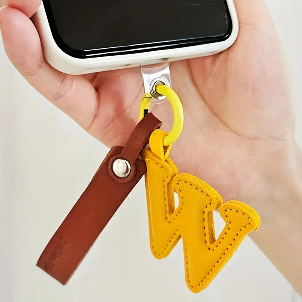 Yaratıcı PU Deri 26 Mektup Ana - Monogram Keychain Leather incelemesi ve fiyatı