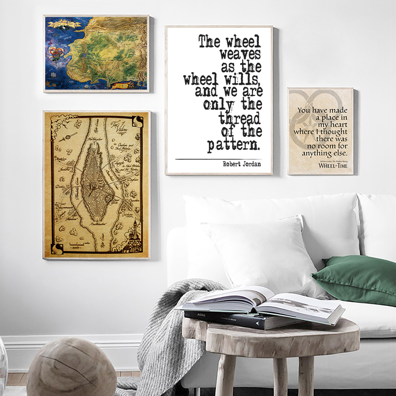 Zaman Çarkı Haritası Posteri B - Custom Star Map incelemesi ve fiyatı