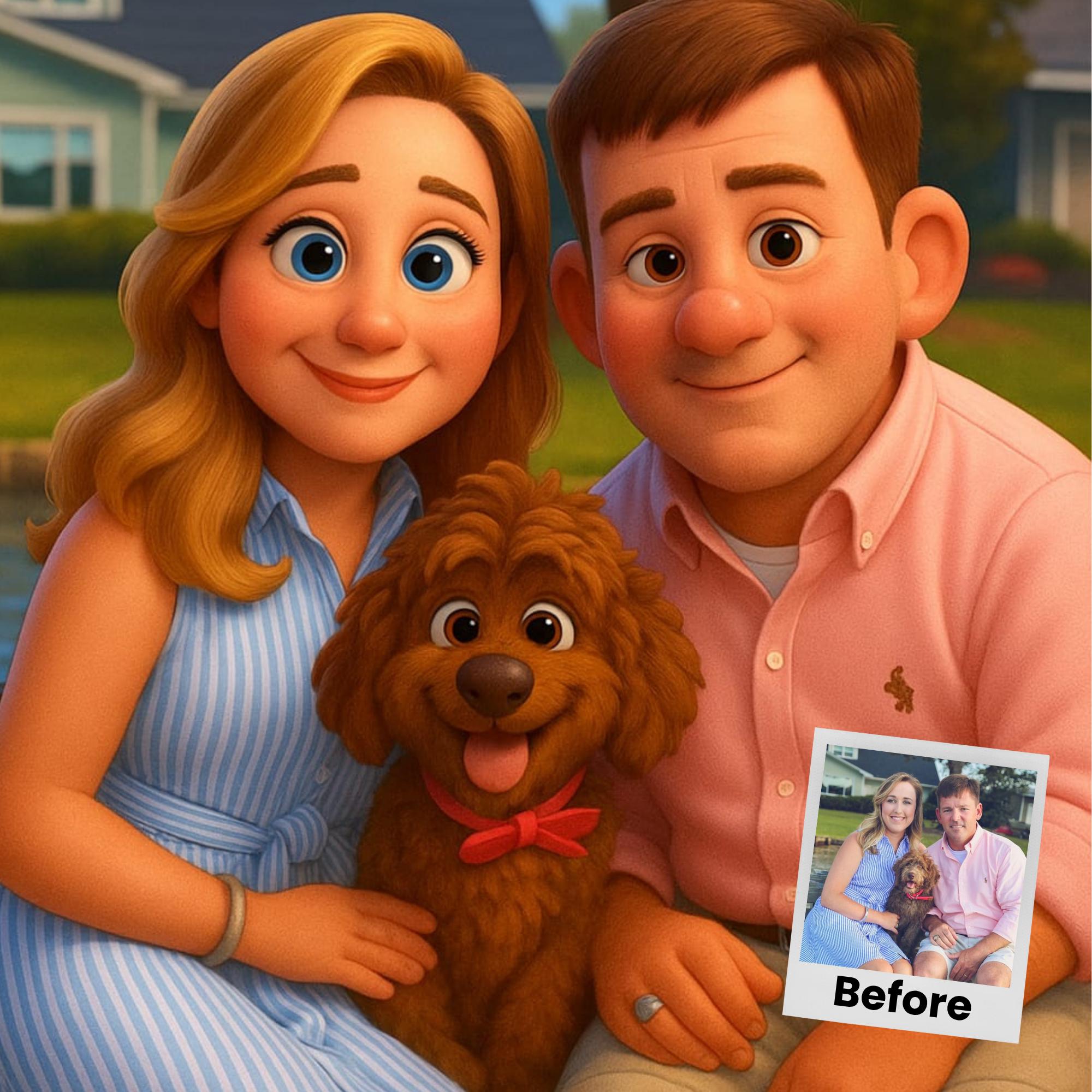 Özelleştirilebilir Karikatür P - Pet Portrait Custom incelemesi ve fiyatı