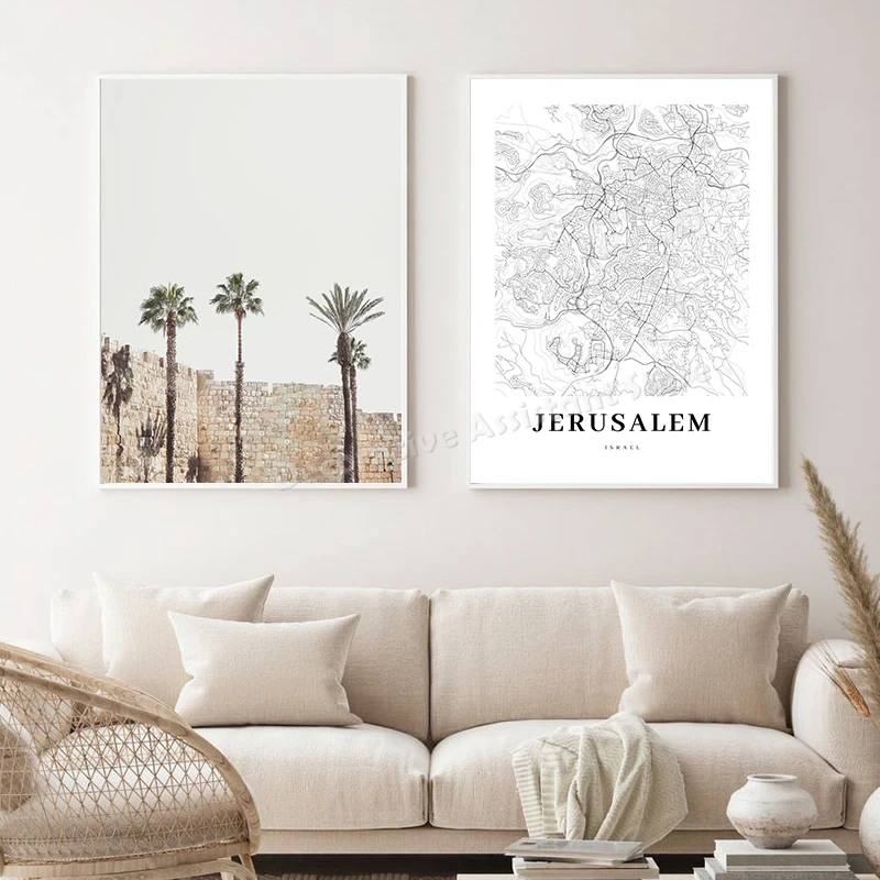 Tel Aviv harita baskı İsrail ş - Custom Star Map incelemesi ve fiyatı