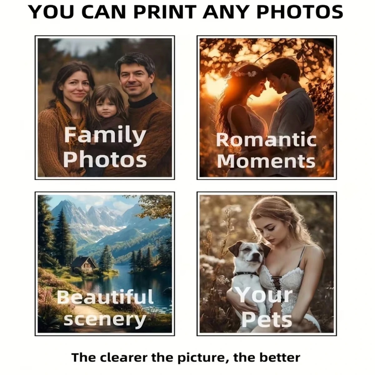 1 Adet Özel Fotoğraf Çerçeveli - Pet Portrait Custom incelemesi ve fiyatı