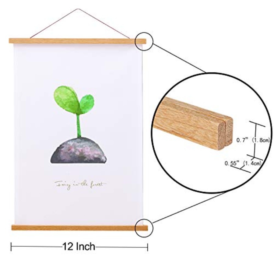 Manyetik Poster Askı Çerçevesi - Engraved Wood Frame incelemesi ve fiyatı
