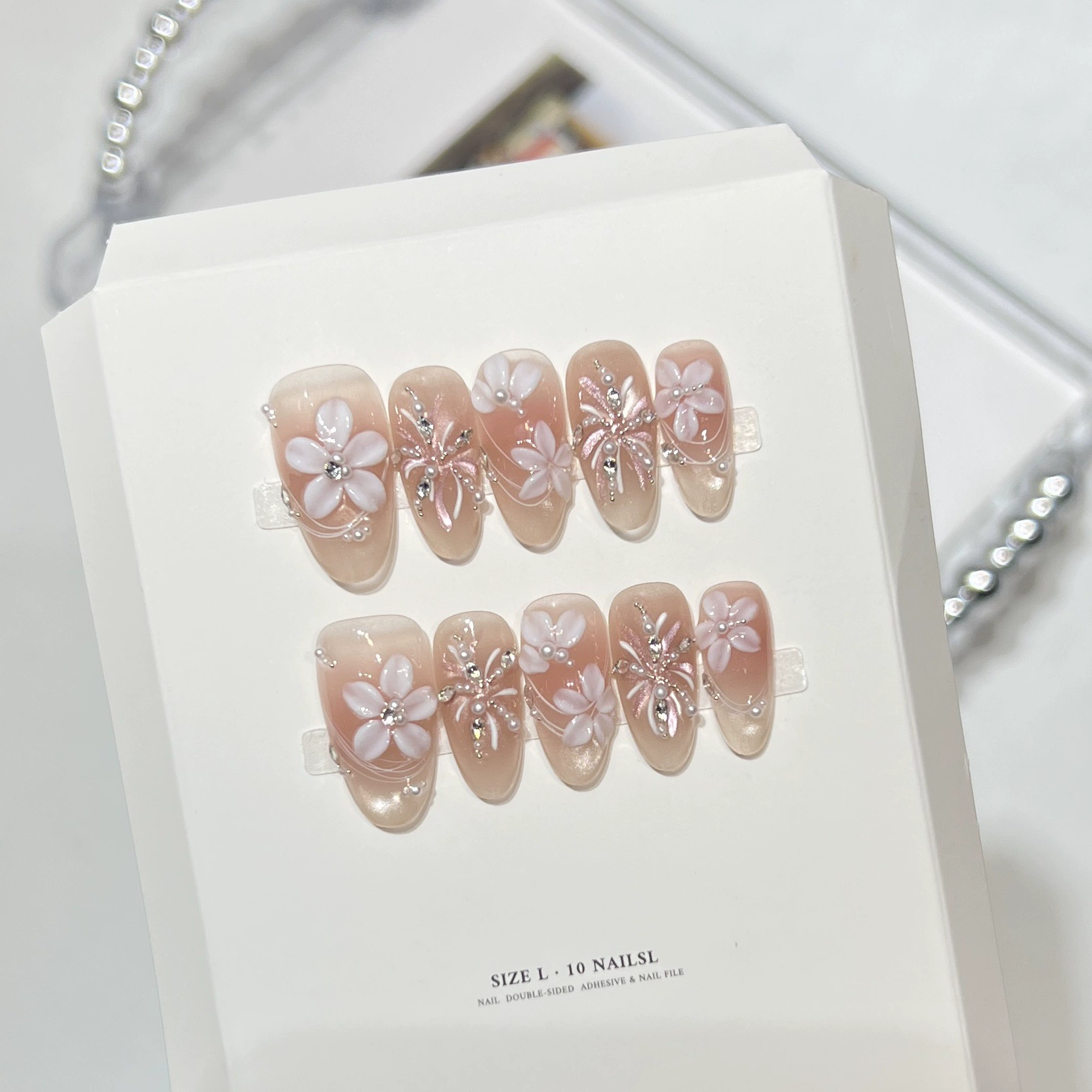 10 Adet Sütlü Ten Rengi Nazik  - Pressed Flower Art incelemesi ve fiyatı